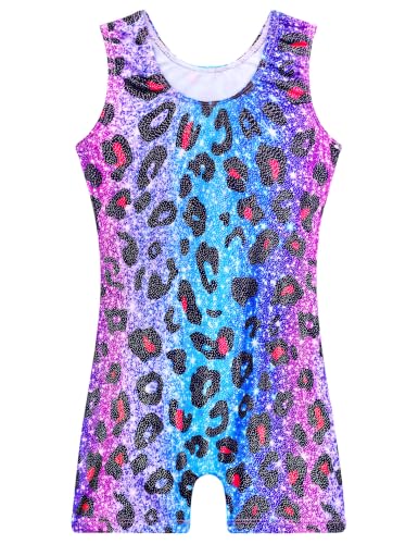 Image of TENVDA Leotards for Girls Gymnastics One Piece Biketard(Multiple Colors) | Sparkly sleeveless unitards