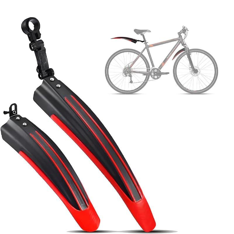 2 Piezas Guardabarros Bicicleta para Giant Revolt X Advanced Pro Road E+, Ciclismo MTB de Montaña, Accesorios Bicicleta Carretera, Delantero y Trasero de Plástico ABS,D