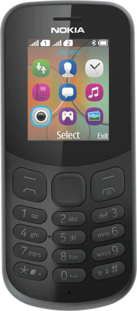 Nokia 130 1.8-Inch SIM Free Feature Phone - Black