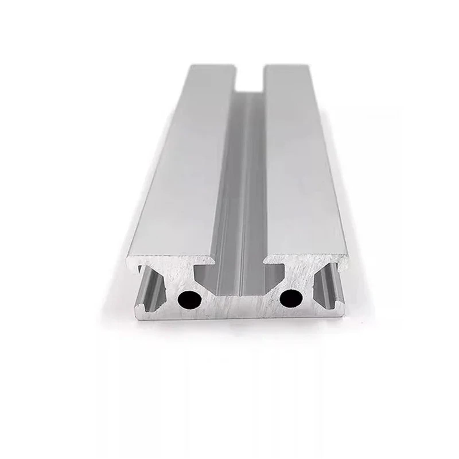 GTPBAO 2 pezzi 1540 Profilo in alluminio anodizzato nero 3 slot 14x150mm Estrusione lineare Telaio quadrato for acquari da giardino Armadietto Binario estruso(400mm long)
