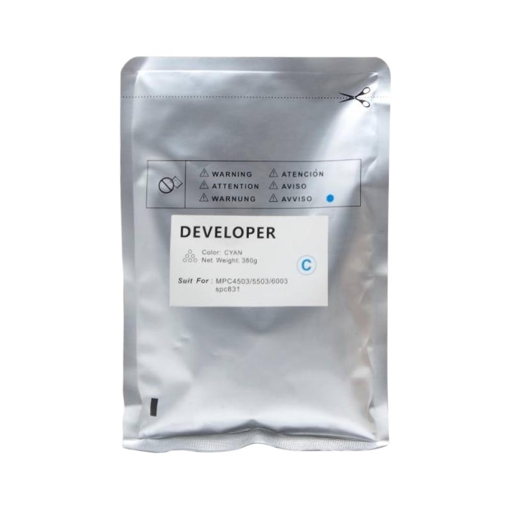 Material revelador Cian Compatible con MP C2503 C3503 C4503 C5503 C6003 C2011 SPC831 MPC5503 MPC2503 MPC6003 MPC3503(K)
