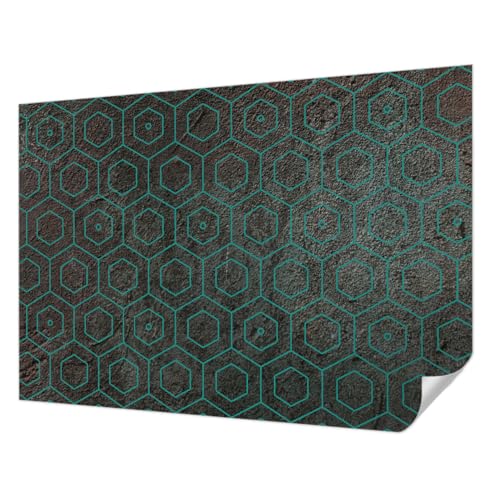 Décor mural adhésif géométrique 312x219 cm Tulup pour chambre