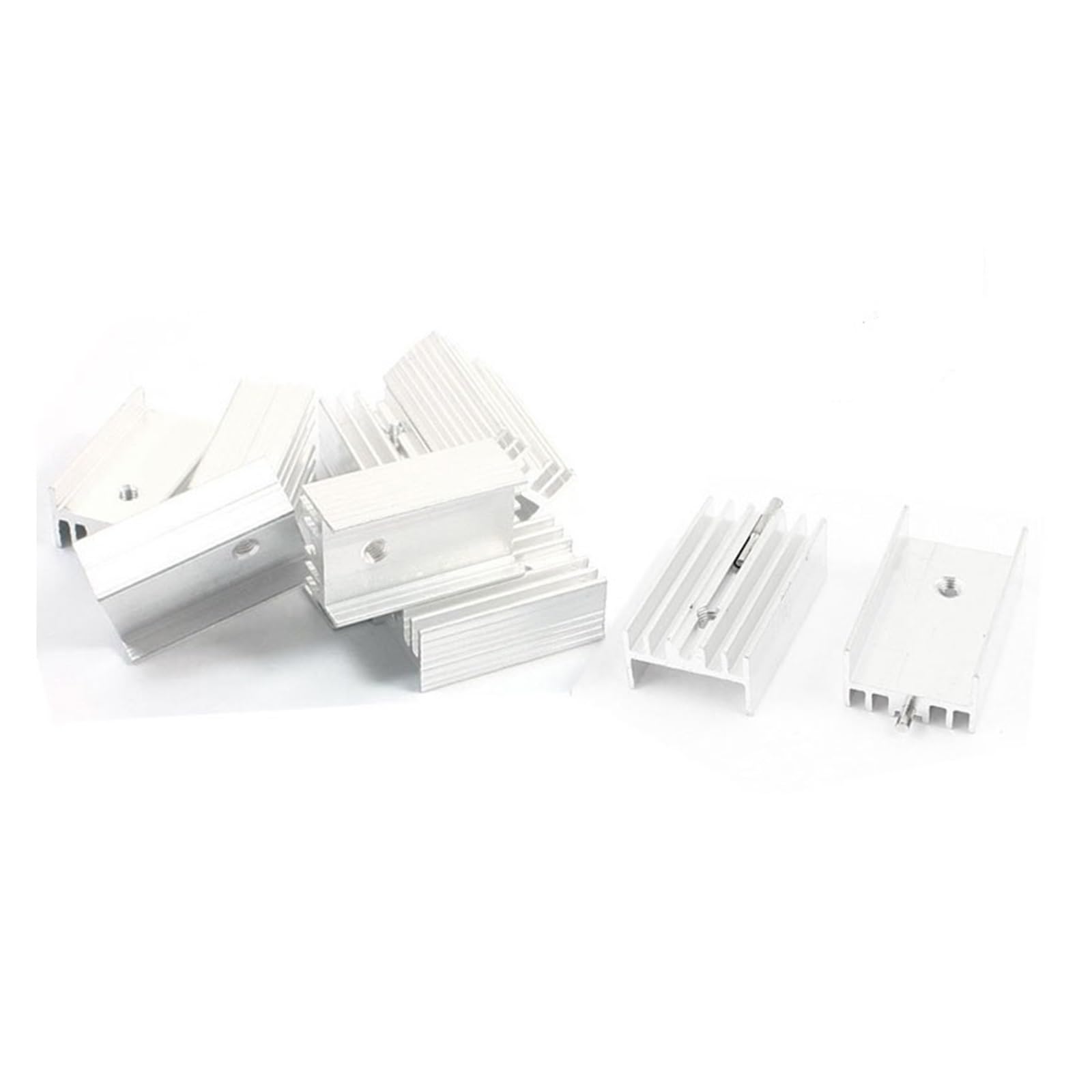 Refroidissement puce MOS refroidisseur triode 7805 et dissipateur thermique aluminium noir TO-220