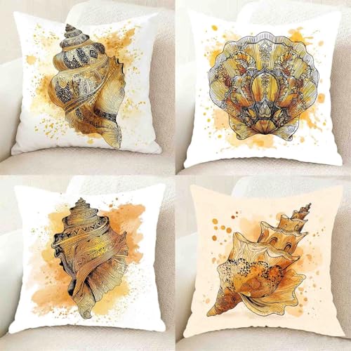 �N�b�V�����J�o�[ ���F �N�b�V�����J�o�[ 50x50 4���Z�b�g, �_�炩�� �ӂ�ӂ� �\�t�@�[�N�b�V���� �V�F�� Cushion Cover ����@�ې� ���_�� �\�t�@�[�N�b�V���� �B���t�@�X�i�[ �p �ƒ� �I�t�B�X �֎q �ԓ� �x�b�h �C���e���A 