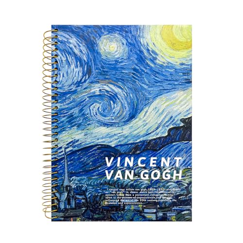 Cahier à spirale épais au format B5 doté d'intercalaires de tri