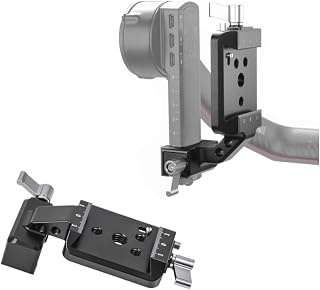 RS3 Vertical Camera Mount,Robust Portrait Mounting Solution Compatible with DJI RS 2/RS 3/RS3 Pro for Ig You Tube Shorts Tiktok Video Extended Vertical Shooting - Black