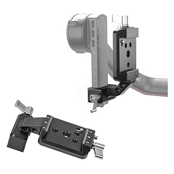RS3 Vertical Camera Mount,Robust Portrait Mounting Solution Compatible with DJI RS 2/RS 3/RS3 Pro for Ig You Tube Shorts Tiktok Video Extended Vertical Shooting - Black