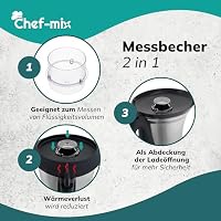 Chef-Mix Alternativ Messbecher 100ml kompatibel mit Thеrmomix TM5 TM21 TM31 – Ansicht 4