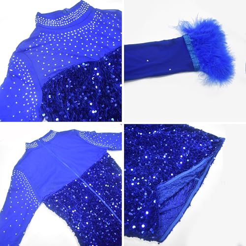 Image of Jigfar Women's Sexy Rhinestone Sheer Mesh See Through Bodycon Dress Birthday Party Club Night Outfits