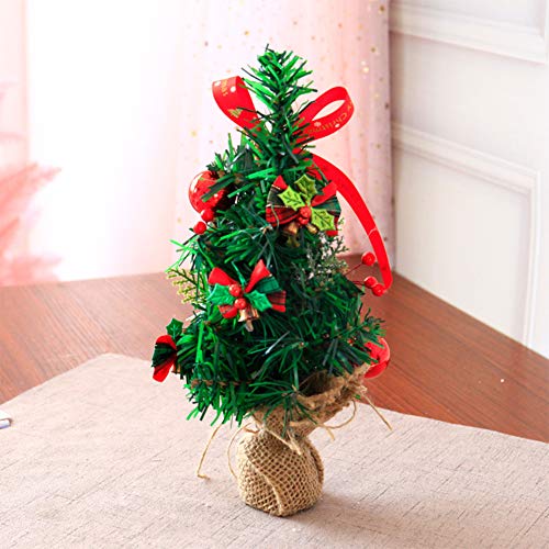 Arbre de décoration de bureau de Noël petites décorations faites à la main
