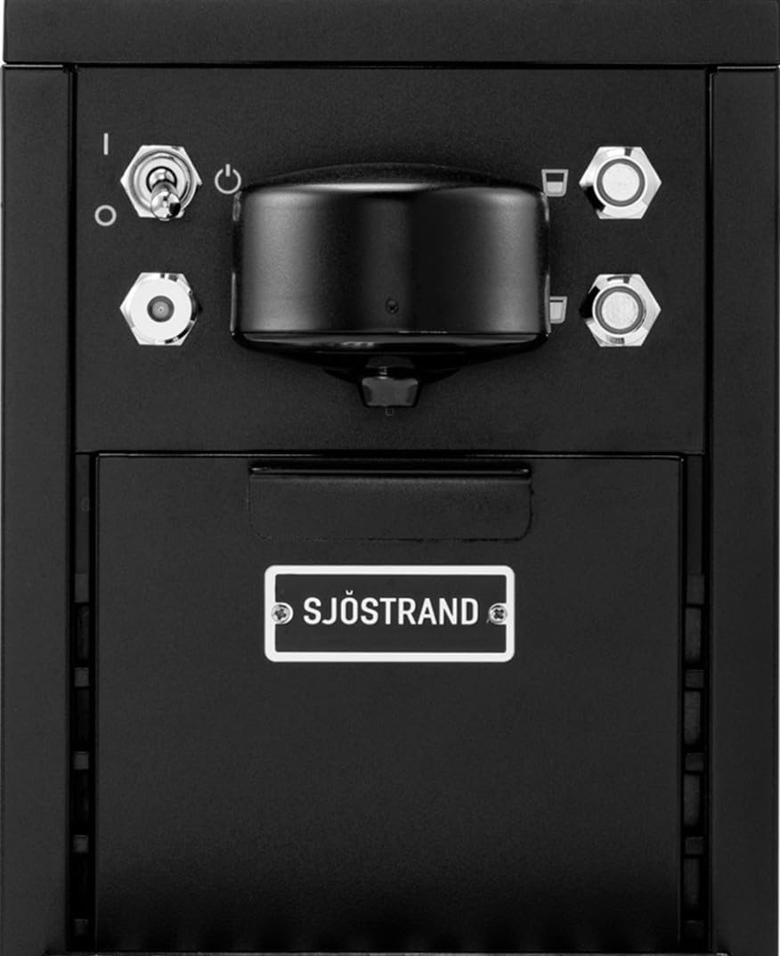Sjöstrand The Original Máquina de Espresso - compatible con Nespresso, carcasa de acero inoxidable (Acabado Negro Mate)
