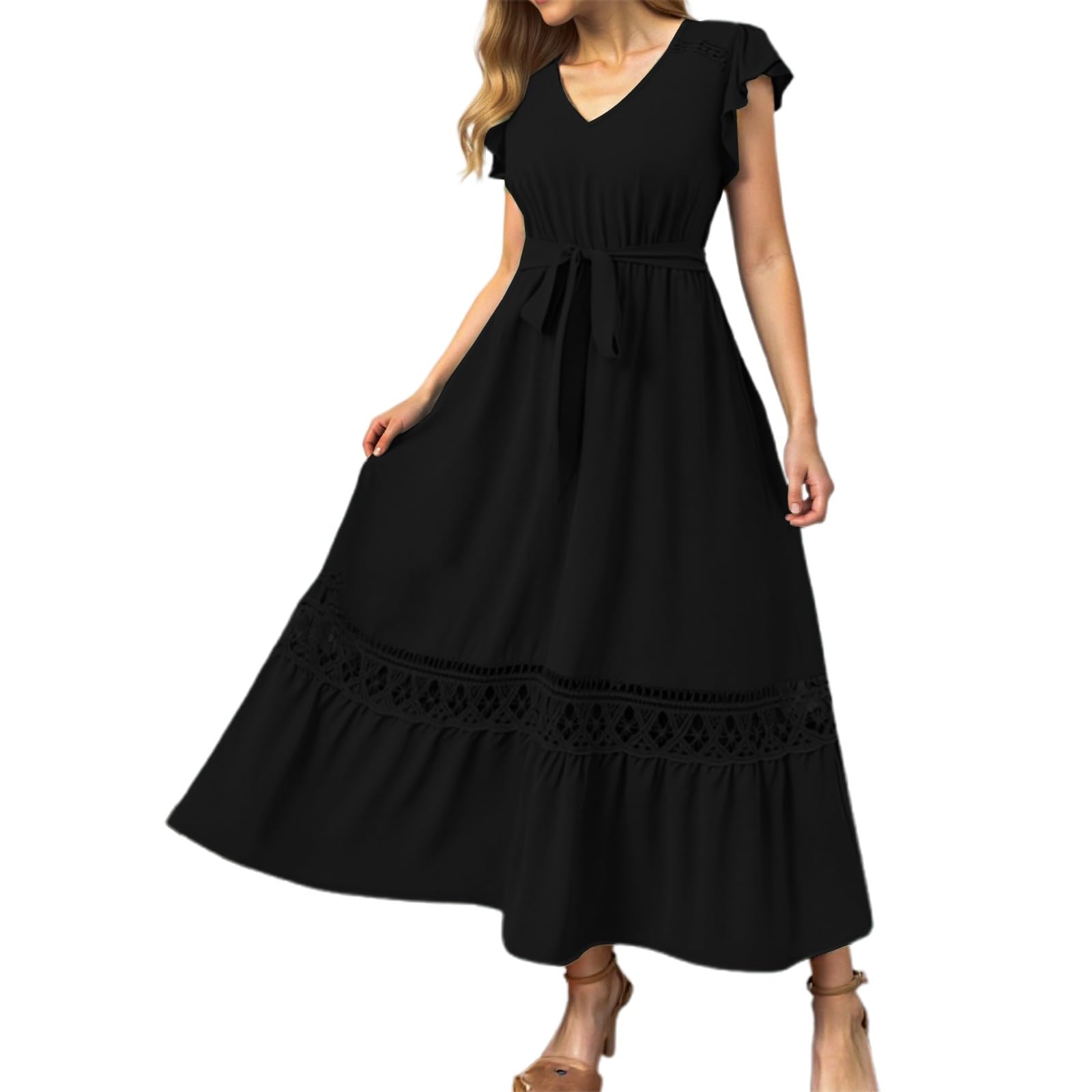 Robe pull grande taille fluide pour silhouette sublimée - 6
