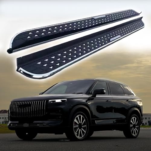 Fit for Chery JAECOO 7 J7 2024 2025 Aluminium Fixed Running Board/Side Step Nerf Bar-Complete Kit-Car Accessories(Silver Full Sky Star Pellets)(BXGMTX)