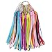 48 Pack 7 Inch Lightweight Colorful Hand Wrist Lanyard Strap String, Short Hand Grip Lanyard for USB Flash Drives, Key, Keychain, ID Badge Holder, Name tag and Other Small Items