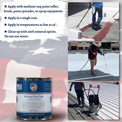 Countryman Coatings 100% Silicone Roof Coating Restore Your Roof In A Day Seal Leaks thumb #1