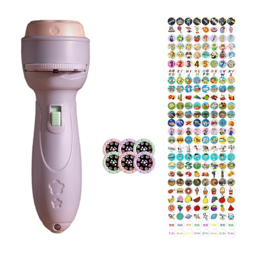 インタラクティブ子供プロジェクター懐中電灯ポータブル学習おもちゃディスク 48 写真ランプ安全な非毒性教育