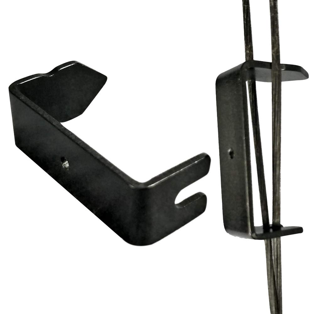 AMEYXGS Archery Bowstring Separator Install Peep Sight Tool Bow String Separator Tool for Compound Bow Archery Accessories (Black)