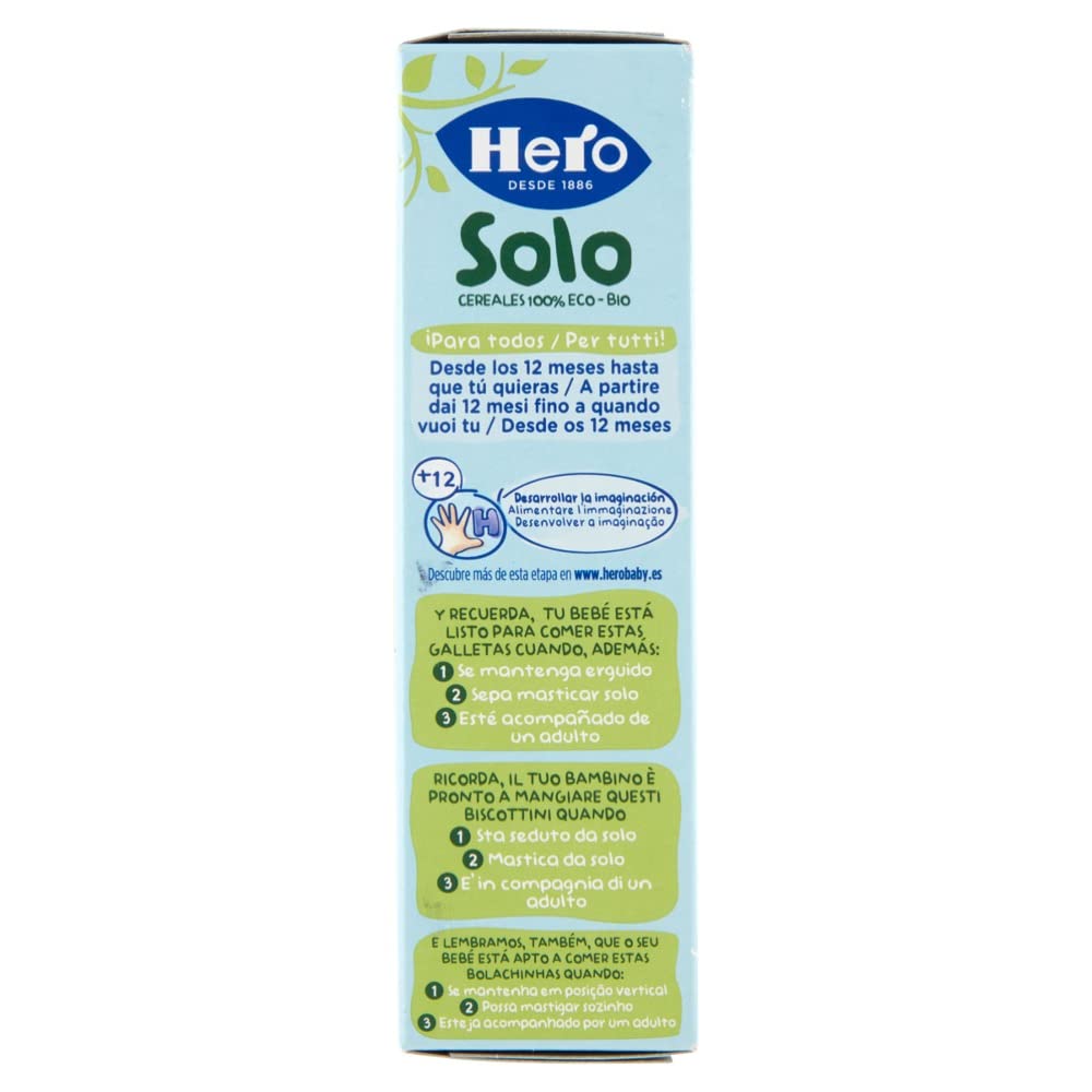 Hero Solo Galletas de Animales Infantiles Ecológicas Pack 5x100 g