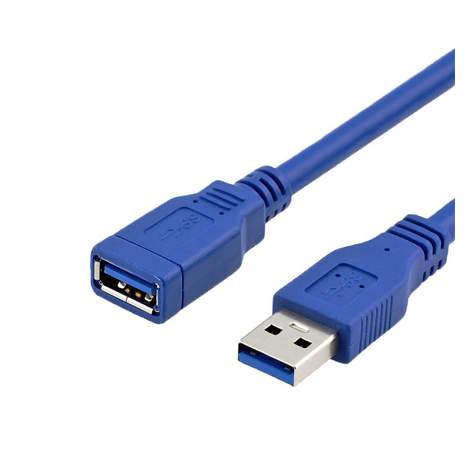 EVURU 3 Metri Super-velocità USB 3.0 5. GBPS M/F Maschio a Femmina Cavo prolunga Cavo Compatible with mozzo/Tastiera/Mouse/Auricolare - 1pcs-Blue