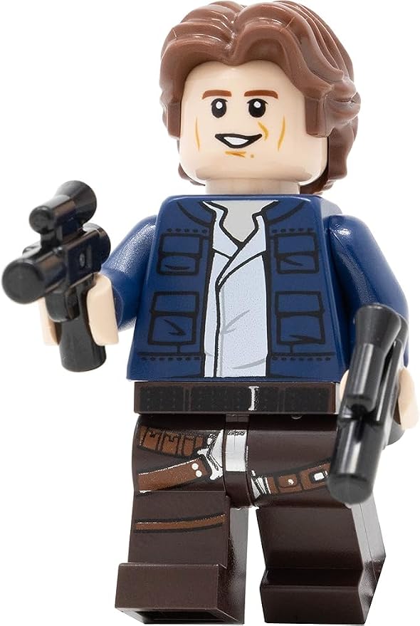 New Star Wars LEGO Young Han Solo Minifigure Brown Jacket 75212 75512 Genuine