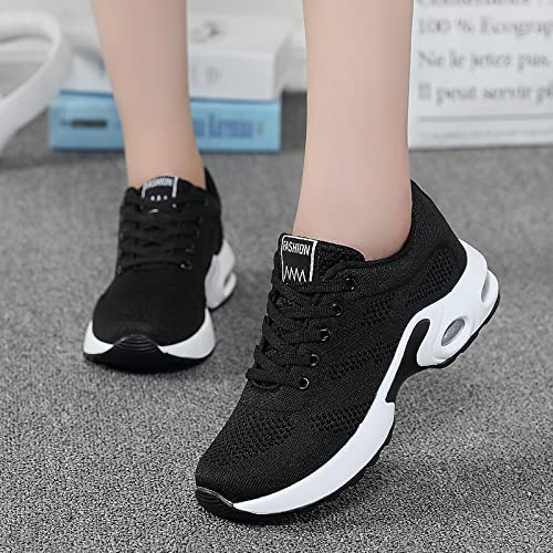 ihinzry Women's Air Running Shoes Lightweight Comfortable Non-Slip Walking Shoe Outdoor Breathable Fashion Mesh Sneakers4