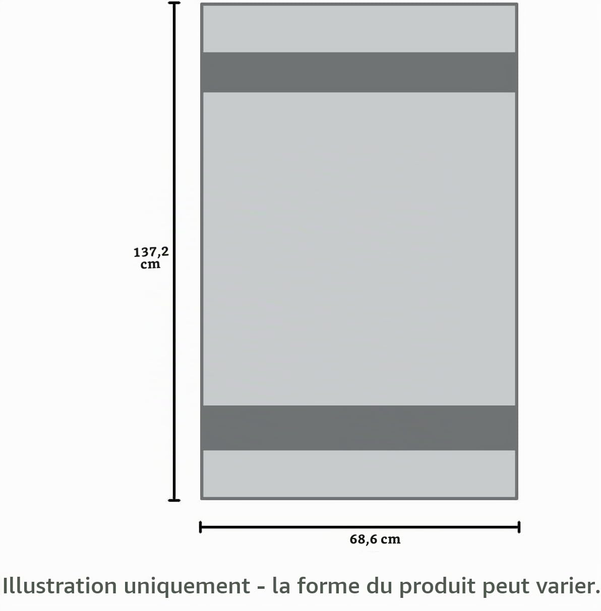 Casa Copenhagen Elegance Ensemble de serviettes 6 pièces, noir + blanc, 550 g/m², 2 serviettes de bain, 2 essuie-mains, 2 débarbouillettes en coton égyptien doux pour salle de bain, cuisine et douche.