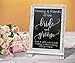 Better Office Products Framed Tabletop Chalkboard Sign, 9.5
