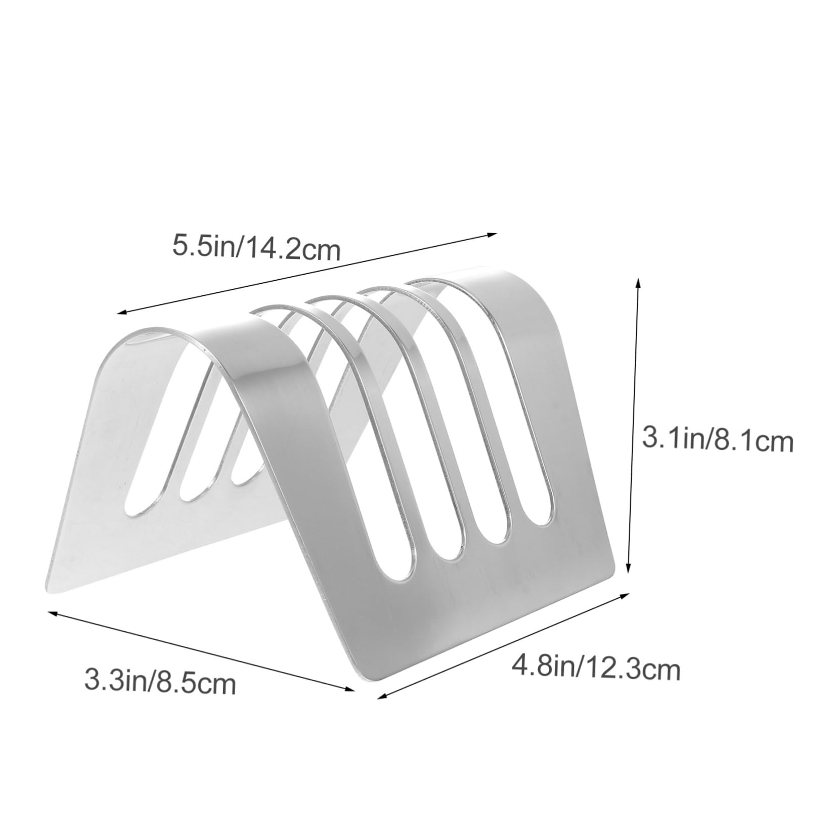 Cabilock Bread Pantry Organizer Toast Rack Bread Holder Storage Rack Breakfast Tray Elegant Design