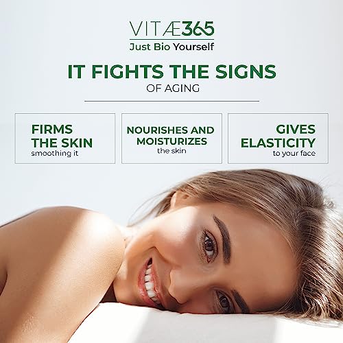 Vitae365, Bio Face Serum Hyaluronic Acid, Vitamin C and E, Made in Italy, High Concentration, Organic Echinacea - Image 3