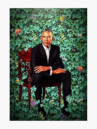 MAGNET Unframed President Barack Obama Smithsonian's National Portrait Gallery Magnetic Vinyl Car Bumper Sticker 5"