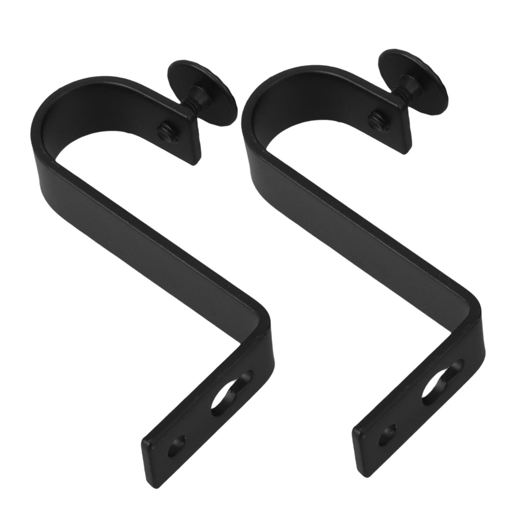 1 Set Elegant Curtain Rod Brackets Versatile Support for Indoor Outdoor Use Easy Installation for Sophisticated Window Treatments