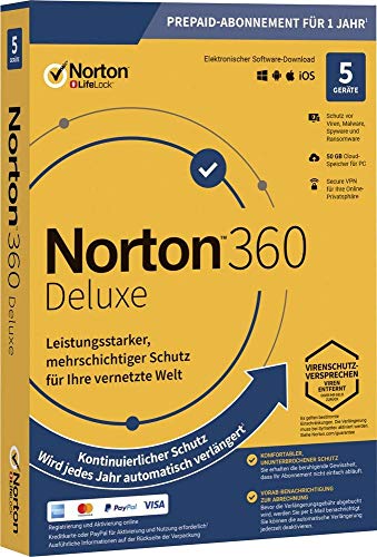 Preisvergleich Produktbild Symantec NORTON 360 DELUXE 50GB GE
