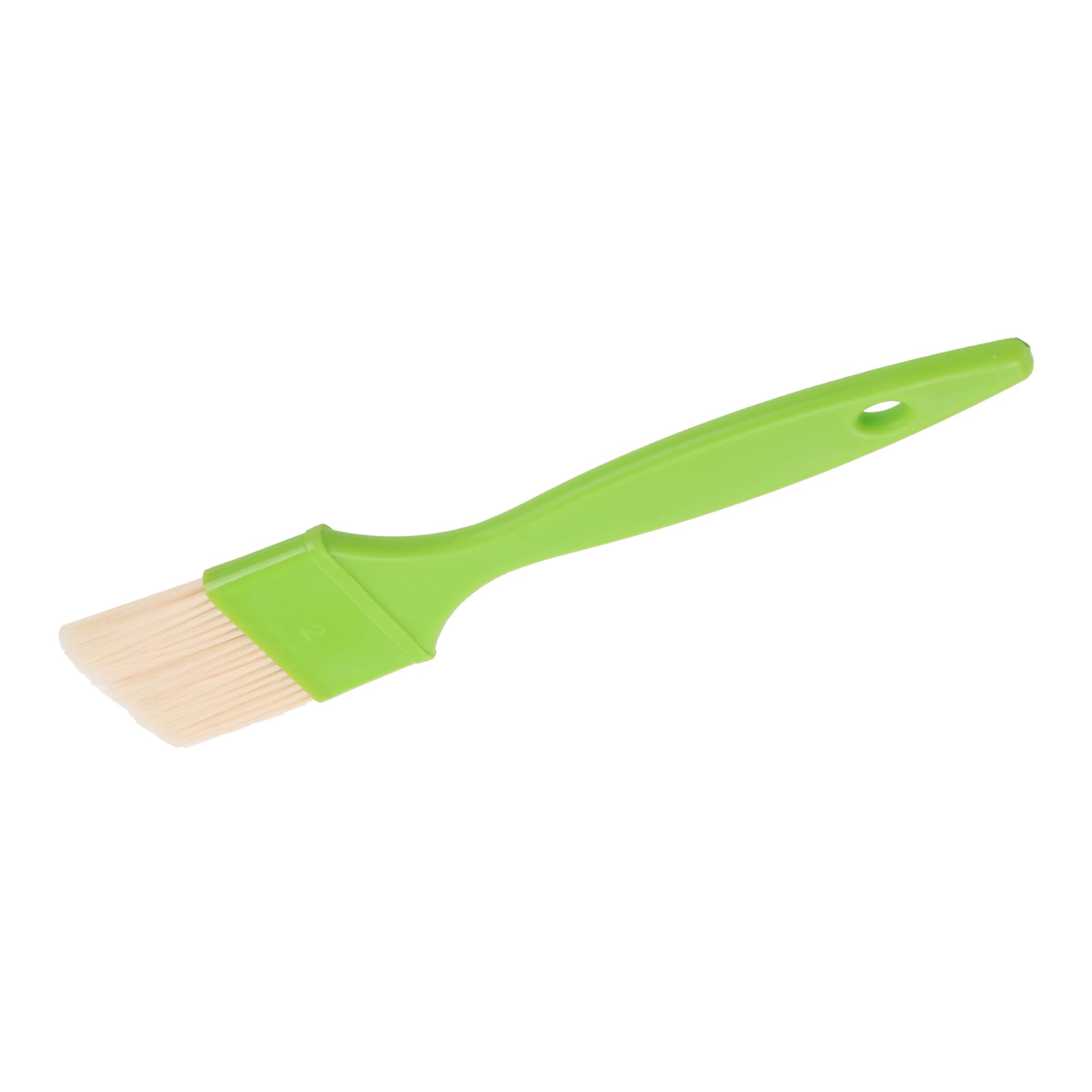 25 pinceles de pintura de 2 pulgadas para pintores profesionales con mango de plástico verde