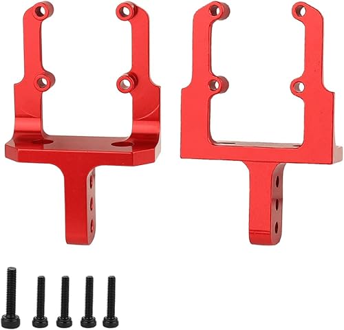 Miniatura 7 de Soporte de montaje servo de metal de aleación de aluminio Montaje elevado para 110 RC Crawler Car Axial SCX10 II 90046 AR44 y SCX10 Pro Axle Piezas