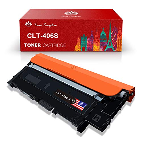 Toner Kingdom Compatible Cartouche d'encre Pour Samsung CLT-406S CLP-360 CLP-365 CLP-365W CLP-360N CLP-365W CLX-3300 CLX-3305 CLX-3305FN CLX-3305FW CLX-3305N CLX-3305W Xpress C410W SL-C460FW 1 Noir