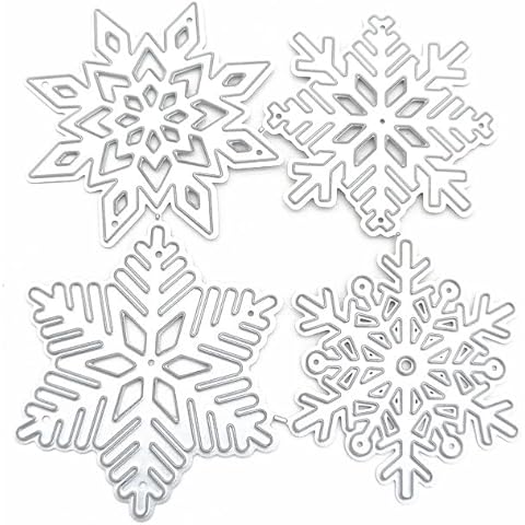 Christmas Snowflake Metal Die Cuts for Card Making Metal Cutting Dies for Scrapbooking Paper Crafting DIY Embossing (Style B) Cover