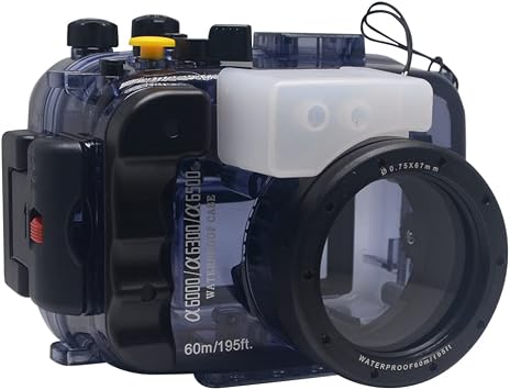 40m/130ft Waterproof Housing Underwater Camera Diving Case Bag for Sony A6000 A6300 A6400 A6500