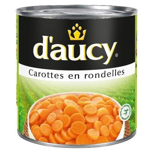 D'Aucy - Fette di carote, 240 g, 3 pezzi