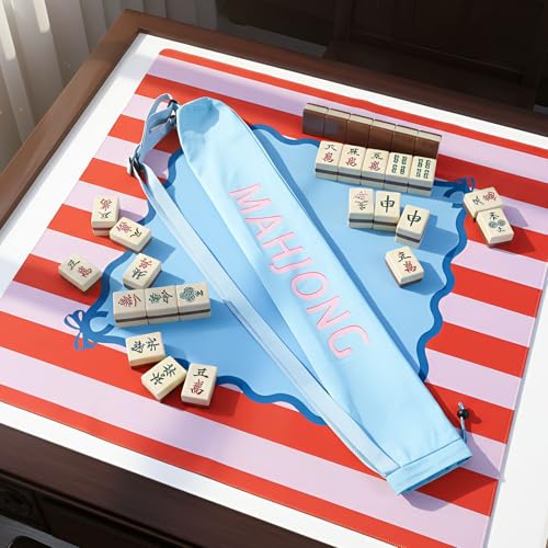 Bolsa para Tapete de Mahjong de Lona 34 Pulgadas, 2 Piezas miniatura 7