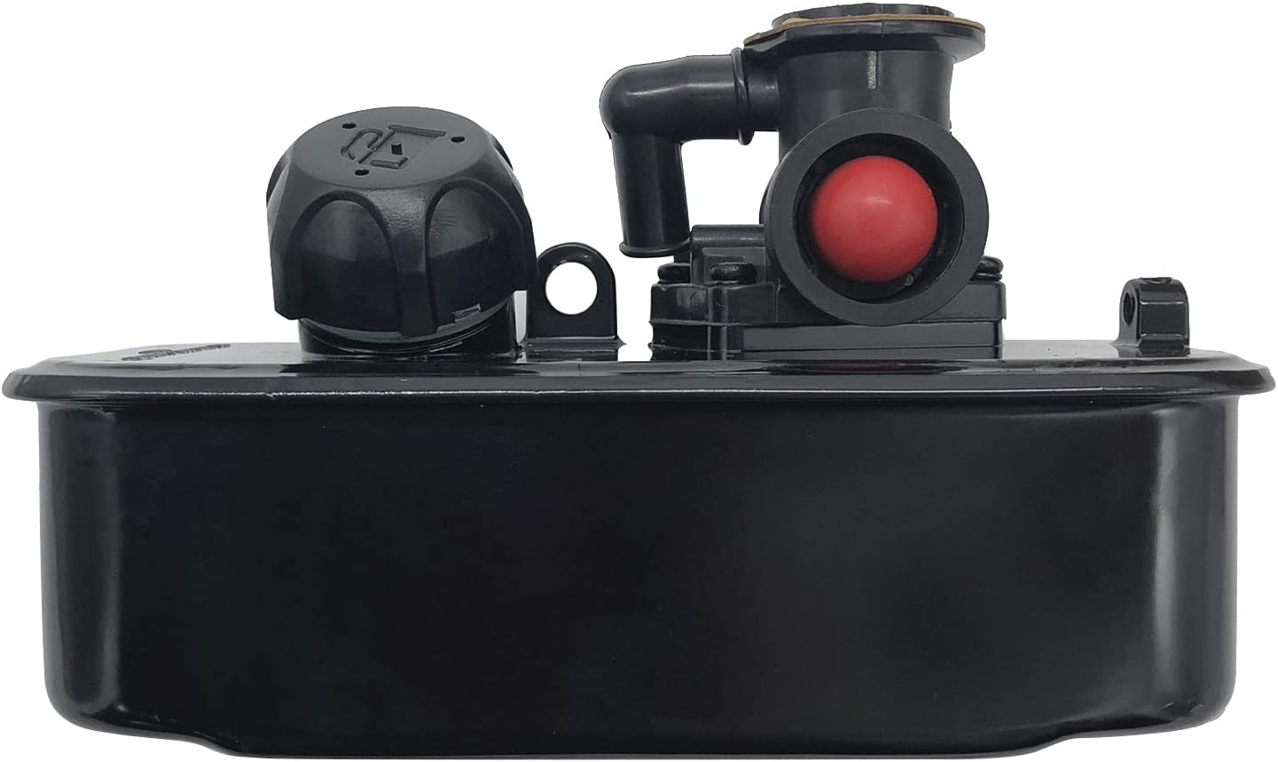 Mower Carburetor Fuel Gas Tank Kit - Compatible with 494406 497619 499809 498809A 120T02 Engine Parts - LN Mower Carb Replacement