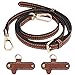 Produktbild POFIBO Schultergurt für Longchamp Tasche Damen - Mini Bag Straps mit 2 Stück Schultergurtadapter, Verstellbar Schultergurt für Taschen, Schulterriemen Leder für Crossbody Bag (Braun)