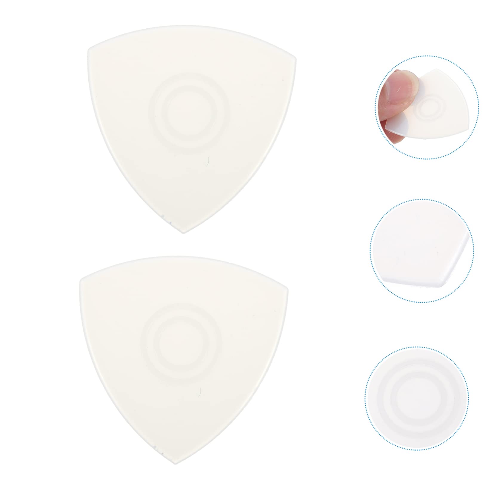 ibasenice 36piezas Púas De Guitarra Transparentes De Nylon Antideslizantes Para Da Ruan y Otros Instrumentos Musicales