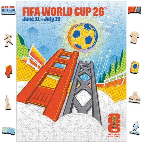 FIFA World Cup 2026 City Puzzle San Francisco Poster -
