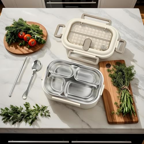 Contenedores aislados microondables y herméticos para transportar comida casera 8