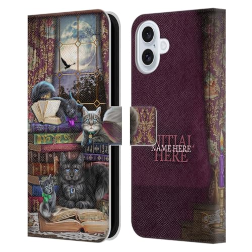 Housse iPhone 16 Plus Chats et Livres Brigid Ashwood idéale pour lire au café