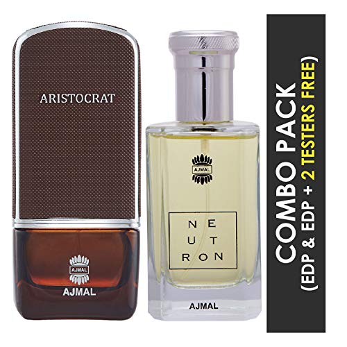 AJMAL Aristocrat Edp Citrus Woody Spray Perfume 75Ml For Men And Neutron Edp Citrus Fruity Perfume 100Ml For Men - Image 2