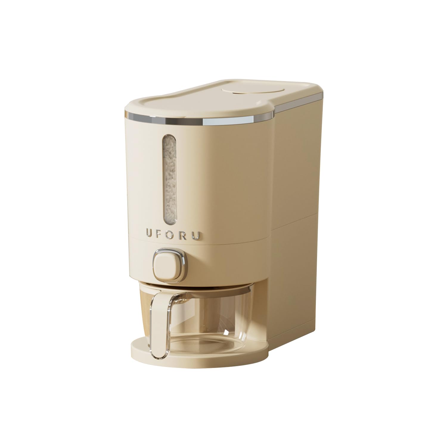 Dispensador de arroz, recipiente de almacenamiento de arroz con taza medidora para despensa de cocina, hogar, recipientes de almac