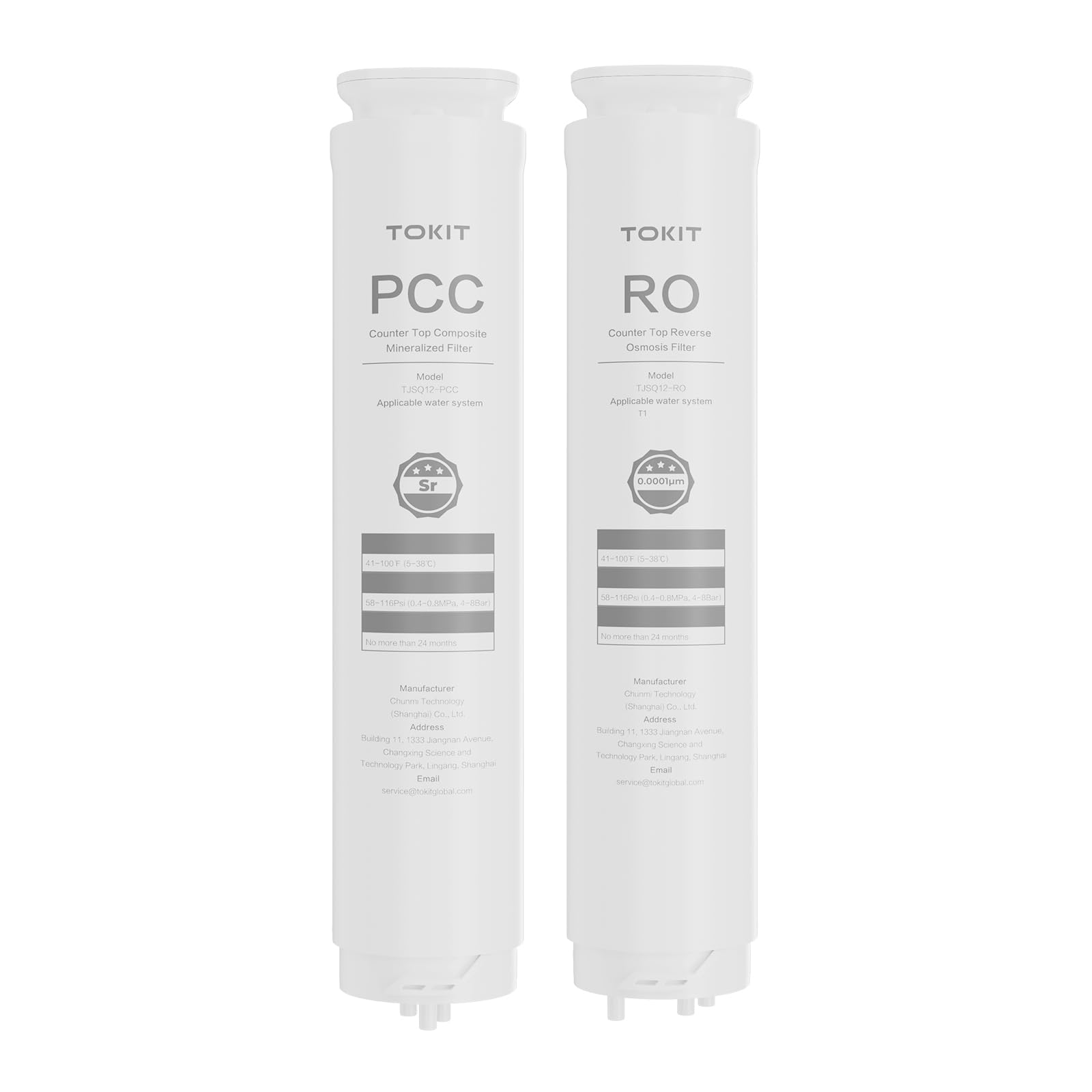 TOKIT Akuapure PCC&RO Replacement Water Filter For T1&T1 Pro