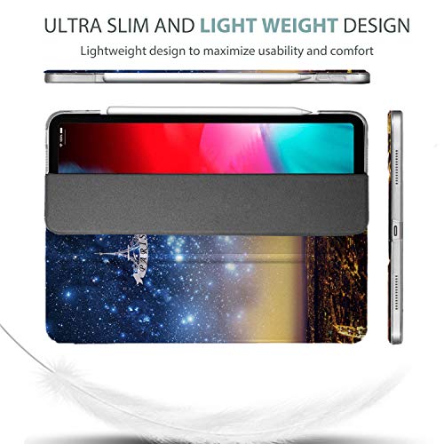 Image of DuraSafe Cases for iPad PRO 11 Inch 2 [ Pro 11 2nd 2020 ] Generation A2228 A2068 A2230 MY232HN /A MXDC2HN /A MXDE2HN /A MXDD2HN /A Ultra Slim Smart Auto Sleep /Wake Printed PC Cover - Paris Night