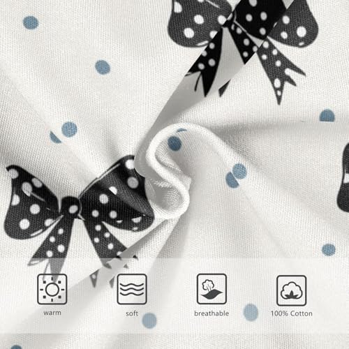 Wusikd Bows Polka Dots (3) Boys' Underwear Cotton Boys Briefs Soft Toddler Underwear 2T3